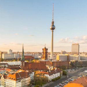 Foto von Berlin mit dem Fernsehturm